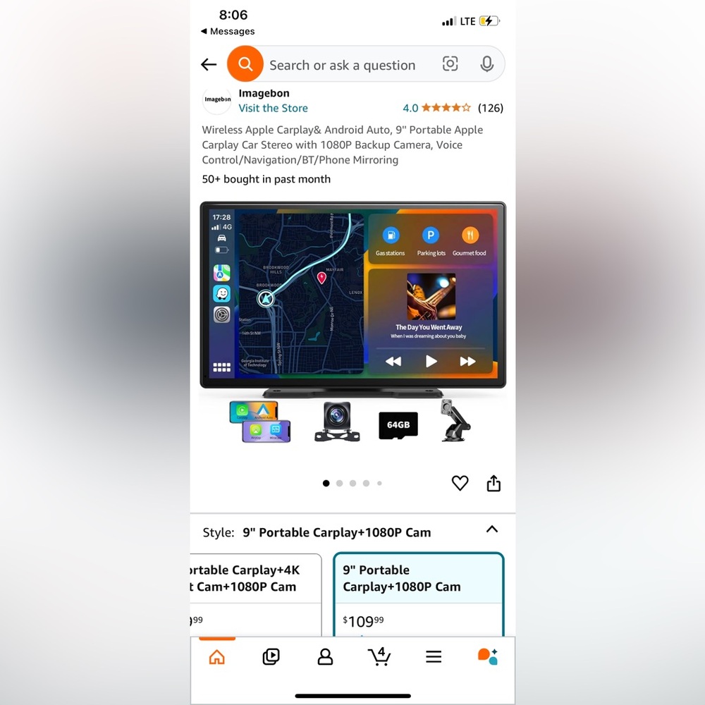 Dash Cam / Car Play for 2009 SUV